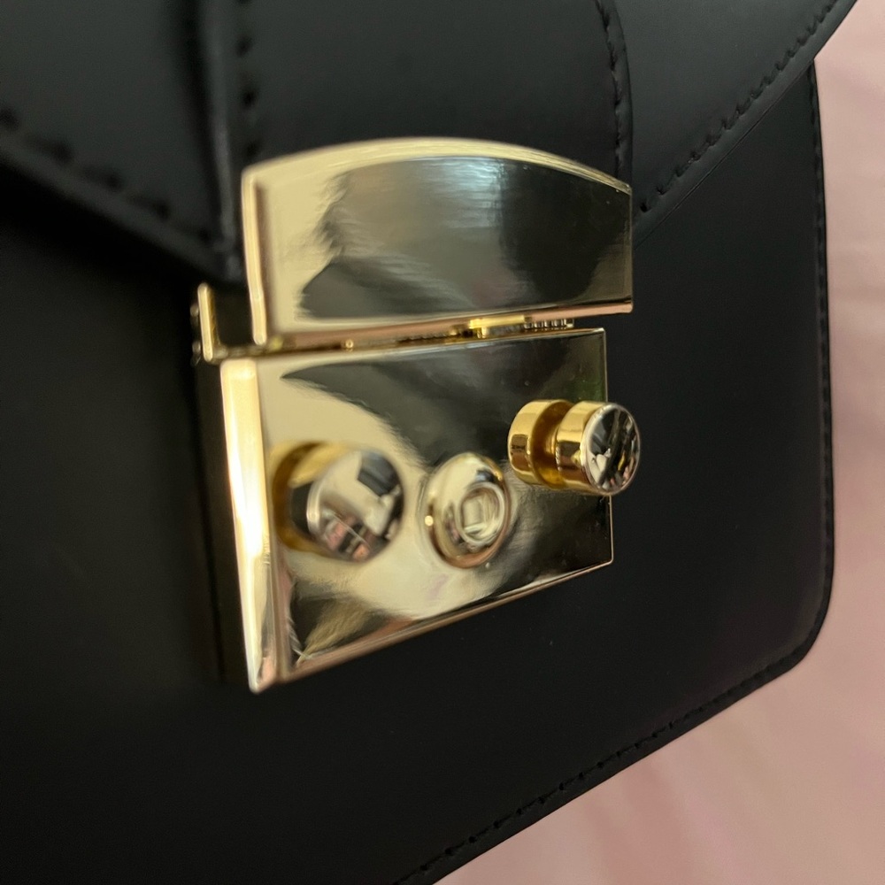 Vera Pelle black bag or crossbody bag - Picture 2 of 9